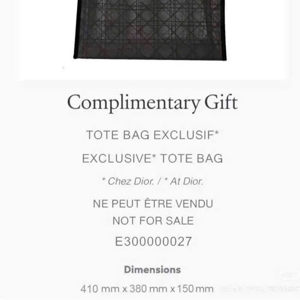 Dior Black Tote Bag - Picture 3 of 5